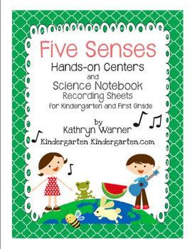 Preview of Five Senses Hands-On Centers and Science Notebook Recording Sheets