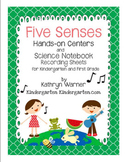 Five Senses Hands-On Centers and Science Notebook Recordin