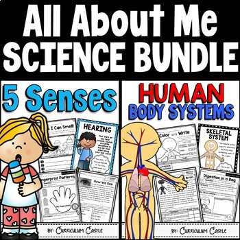 Preview of Five Senses & Human Body Systems Activities BUNDLE