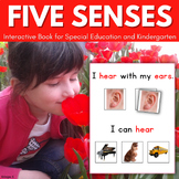 Five Senses Adapted Book Special Ed Autism Little Learners