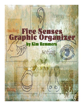 Preview of Five Senses Organizer