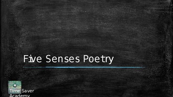 Preview of Five Senses Poetry