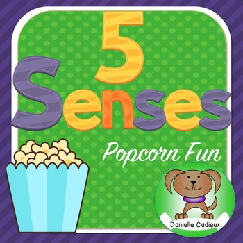 Preview of Five Senses Popcorn Kindergarten/1