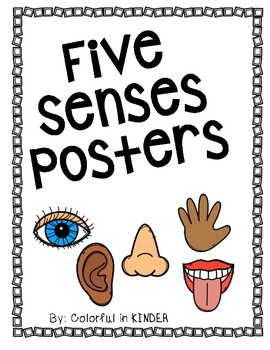 Preview of Five Senses Posters