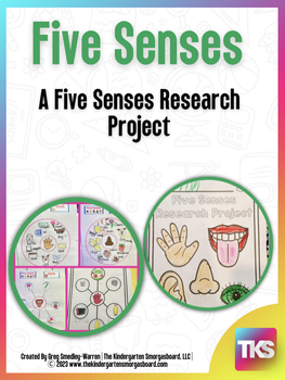 Preview of Five Senses Research Project