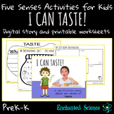 Five Senses Sense of Taste Activities for All About Me Kin