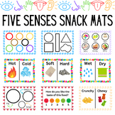 Five Senses Snack Mats, Printable Placemats for Picky Eaters