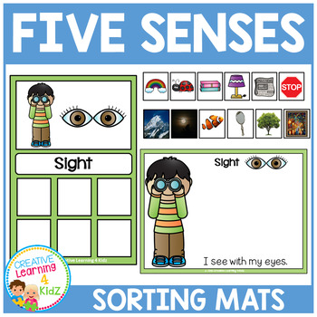 Preview of Five Senses Sorting Mats