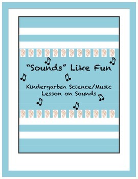 Preview of Five Senses Sound Science and Music Lesson