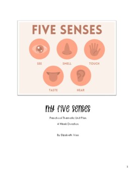 Preview of My Five Senses