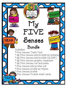 Preview of Five Senses Unit