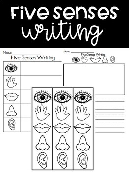 descriptive writing 5 senses worksheet