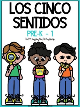 Preview of Five Senses in Spanish Bundle