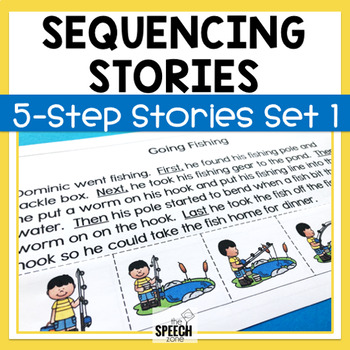 Preview of Five Step Sequencing Stories Set 1