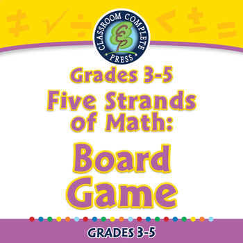 Preview of Five Strands of Math: Board Game - MAC Gr. 3-5