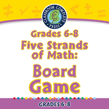 Preview of Five Strands of Math: Board Game - PC Gr. 6-8