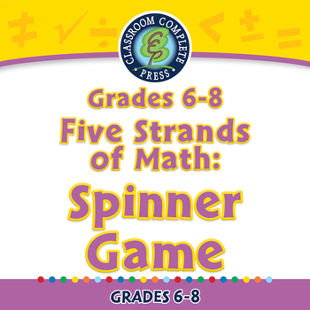 Preview of Five Strands of Math: Spinner Game - MAC Gr. 6-8
