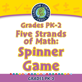 Preview of Five Strands of Math: Spinner Game - MAC Gr. PK-2