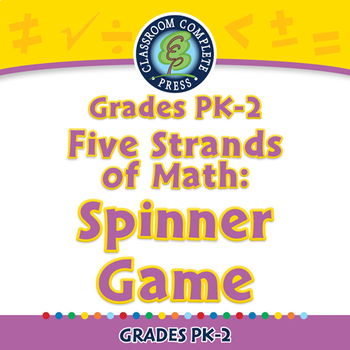 Preview of Five Strands of Math: Spinner Game - PC Gr. PK-2