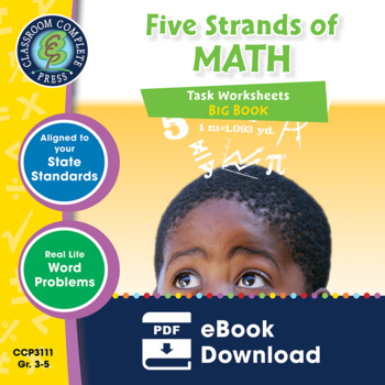 Preview of Five Strands of Math - Tasks BIG BOOK Gr. 3-5