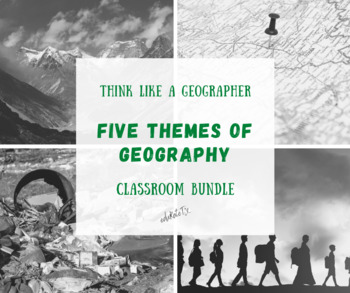 Preview of Five Themes of Geography: 4 Lesson Classroom Bundle