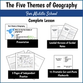 Five Themes of Geography COMPLETE LESSON for Middle School