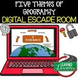 Five Themes of Geography Digital Escape Room, Breakout Roo