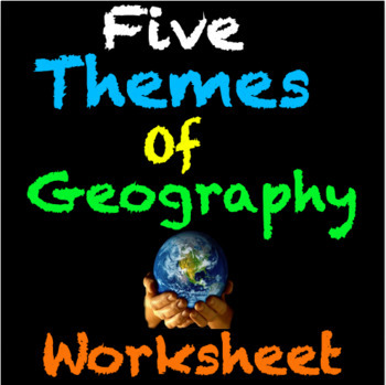 Preview of Five Themes of Geography Guided Video Worksheet