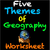 Five Themes of Geography Guided Video Worksheet