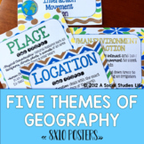 Five Themes of Geography POSTERS