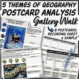 Five Themes of Geography Postcard Analysis Gallery Walk