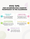 Five Tips for Incorporating Assistive Technology in the Classroom