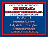 Five Week Middle School ELA Bell Ringers Packet - Part 2