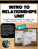 Five Week Unit: Introduction to Relationships