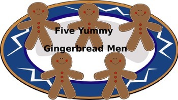Preview of Five Yummy Gingerbread Man