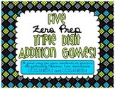 Five Zero Prep Triple Digit Addition Games