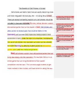 annotated essay example