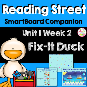 Preview of Fix-It Duck SmartBoard Companion Kindergarten