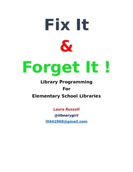 Preview of Fix It & Forget It!