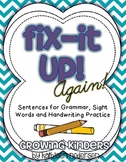 Fix It Up! {AGAIN!} - Sentences for Grammar, Sight Words a