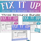 Fix It Up Bundle - Practice Editing and Revising Common Wr