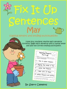 Spring Writing | Fix It Up Sentences | Summer by Sherry Clements