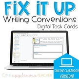 Fix It Up Writing Convention Digital Task Card Distance Learning