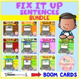 Fix it Up Sentences Boom Cards ™ Bundle