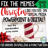 Fix the Memes CHRISTMAS Early Finishers PowerPoint and Dig