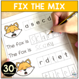 Fix the Mix Spelling Activities Emotion Worksheets