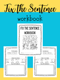 Fix the Sentence Workbook-Capitalization and Punctuation-F