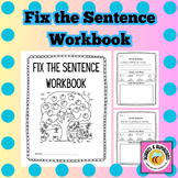 Fix the Sentence Workbook-Fix It, Check It, Draw It-Capita