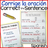 Fix the Sentence in Spanish