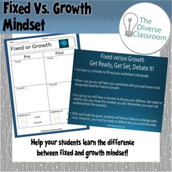 Preview of Fixed and Growth Mindset Unit
